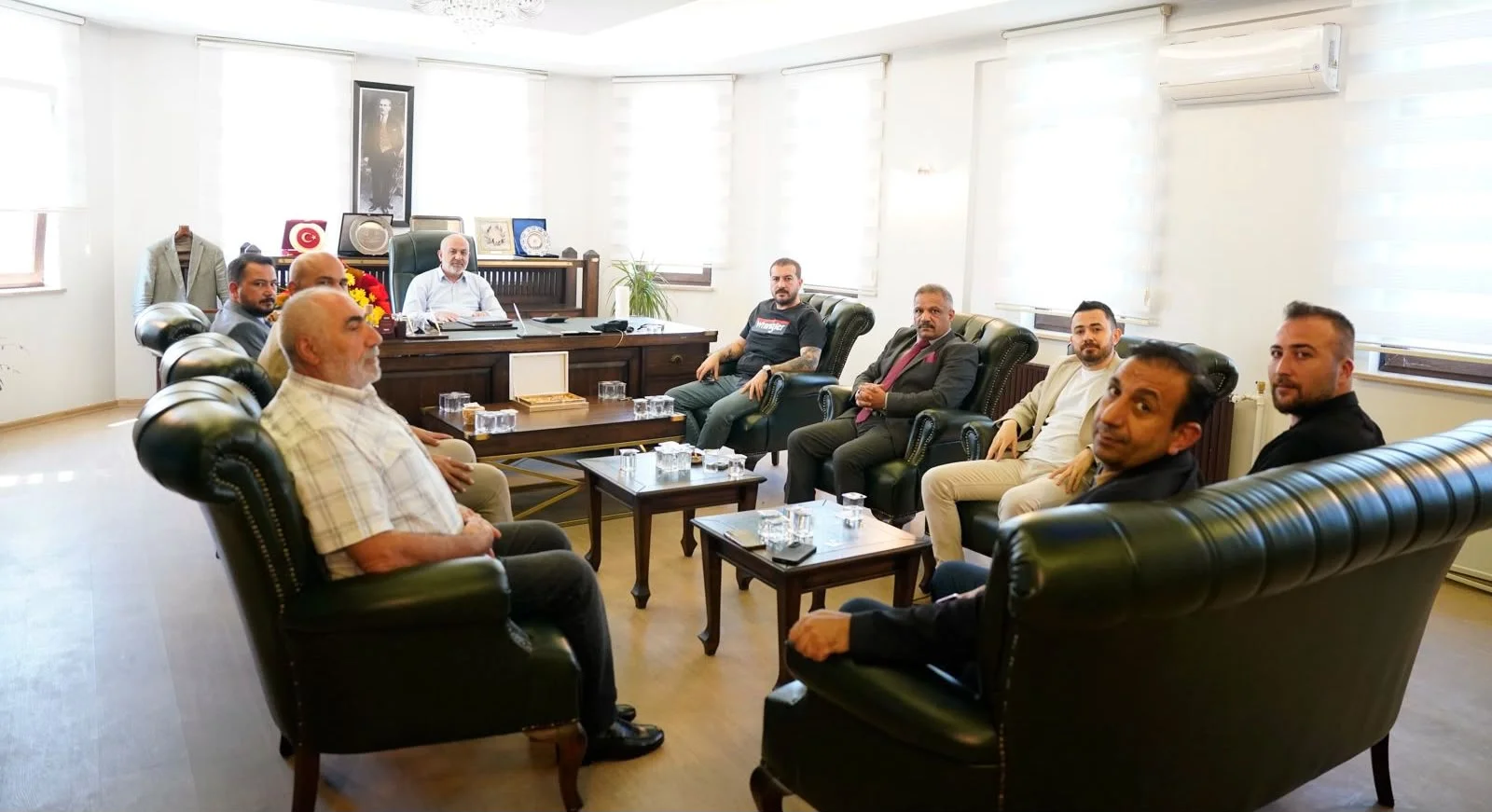 AKİB Genel Başkanı Hızar’dan Kayserispor Başkanı Çamlı’ya Ziyaret