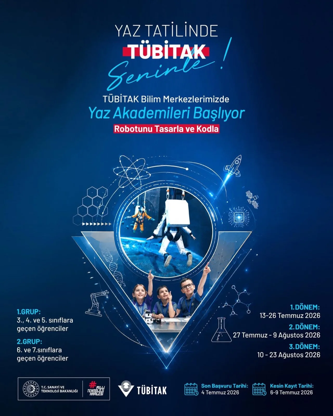 Kayseri Bilim Merkezi'nden çocuklara robotik ve kodlama akademisi