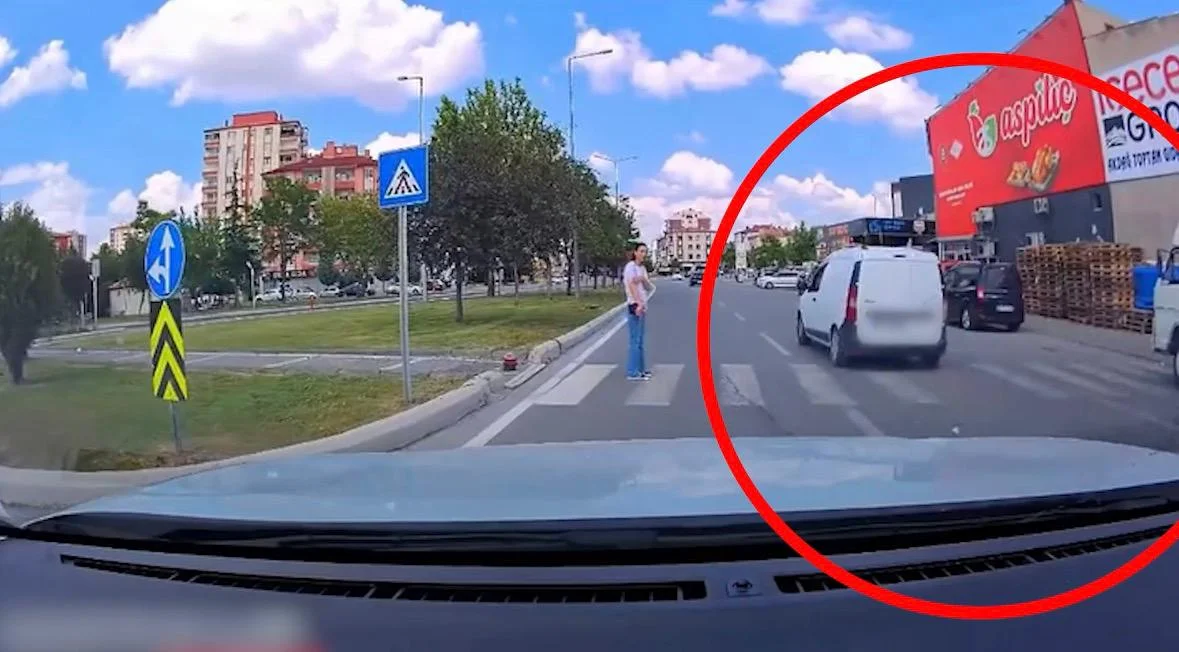 Kayseri’de yayaya yol vermeyen 2 sürücüye 11 bin TL ceza